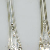 Irish George IV Sterling Silver Kings Patterns Serving Spoon Set 1825 Dublin