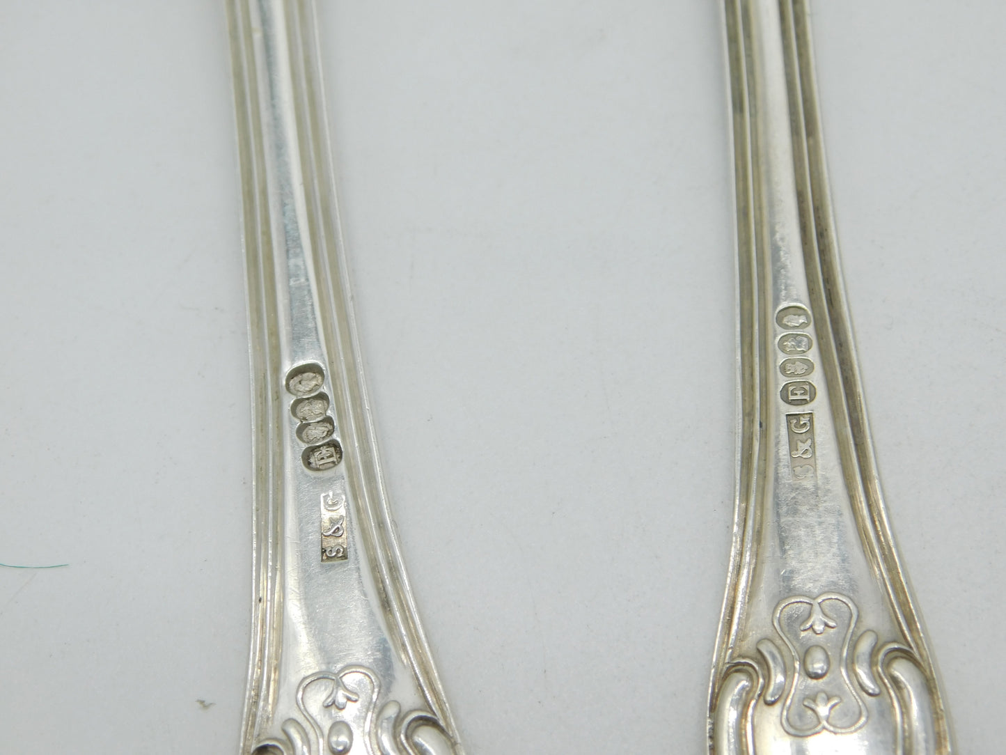 Irish George IV Sterling Silver Kings Patterns Serving Spoon Set 1825 Dublin