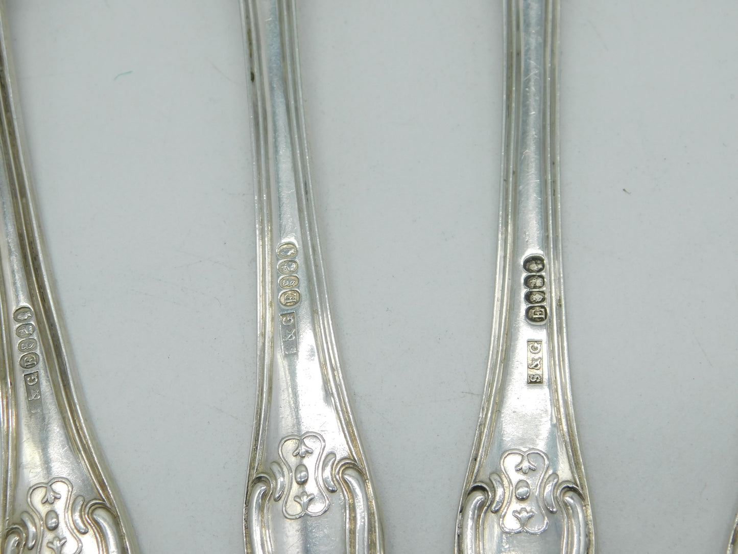 Irish George IV Sterling Silver Kings Patterns Serving Spoon Set 1825 Dublin