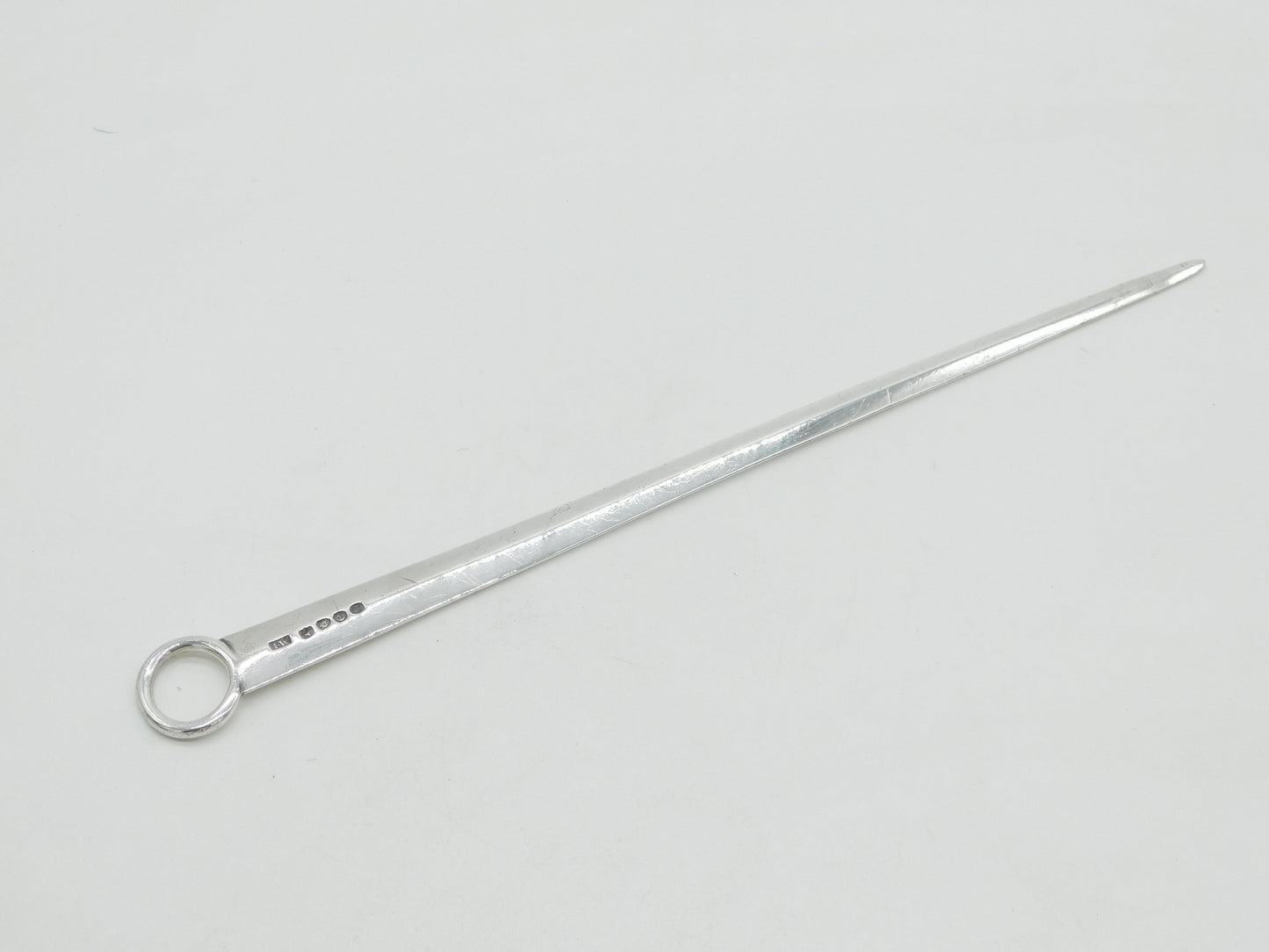 George III Sterling Silver Meat Skewer Antique 1820 London James Wilks