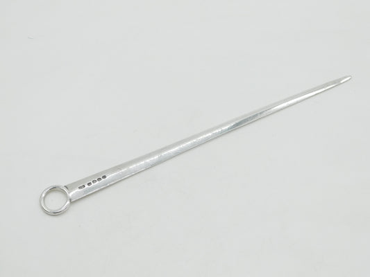 George III Sterling Silver Meat Skewer Antique 1820 London James Wilks