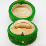 9ct Yellow Gold Wedding Band Ring Vintage 1985 London Size L UK