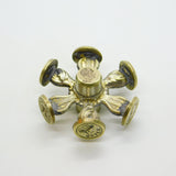 George III Gilt Metal Wax Intaglio Six Seal Wheel Antique c1800