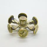 George III Gilt Metal Wax Intaglio Six Seal Wheel Antique c1800