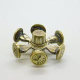 George III Gilt Metal Wax Intaglio Six Seal Wheel Antique c1800
