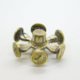 George III Gilt Metal Wax Intaglio Six Seal Wheel Antique c1800