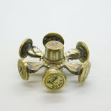 George III Gilt Metal Wax Intaglio Six Seal Wheel Antique c1800