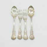 William IV Sterling Silver Acropolis Crest Serving Cutlery Set Antique 1832 London