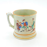 19th Century Staffordshire Large Ceramic Novelty Frog Mug Antique c1840