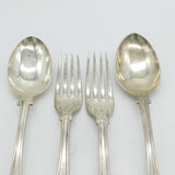 William IV Sterling Silver Acropolis Crest Serving Cutlery Set Antique 1832 London