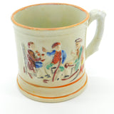 19th Century Staffordshire Large Ceramic Novelty Frog Mug Antique c1840