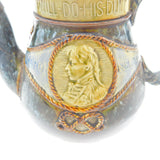 Georgian Royal Doulton Admiral Lord Nelson Teapot Antique c1805 AF Spout