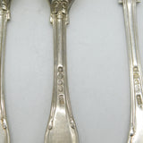 William IV Sterling Silver Acropolis Crest Serving Cutlery Set Antique 1832 London