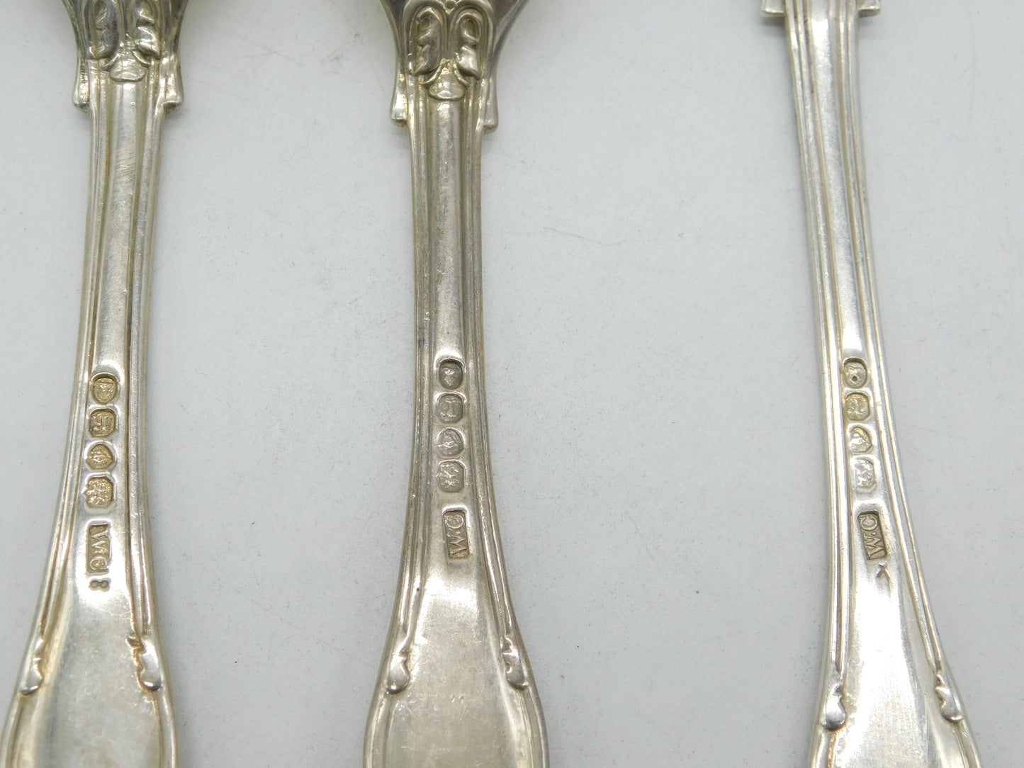 William IV Sterling Silver Acropolis Crest Serving Cutlery Set Antique 1832 London