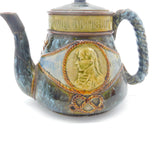 Georgian Royal Doulton Admiral Lord Nelson Teapot Antique c1805 AF Spout