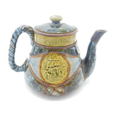 Georgian Royal Doulton Admiral Lord Nelson Teapot Antique c1805 AF Spout