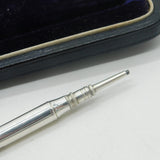 Boxed Sampson Mordan Sterling Silver Complete Desk Set Antique 1919 Chester