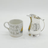 Art Deco Guild of Handicraft Sterling Silver Cream Jug Antique 1946 Sheffield
