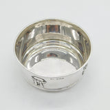 Art Deco Sterling Silver Noah's Arc Pattern Christening Bowl Antique Birmingham
