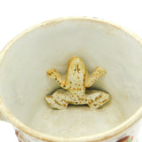 19th Century Staffordshire Ceramic Frog Mug Tankard Pub Tavern Scene Georgian