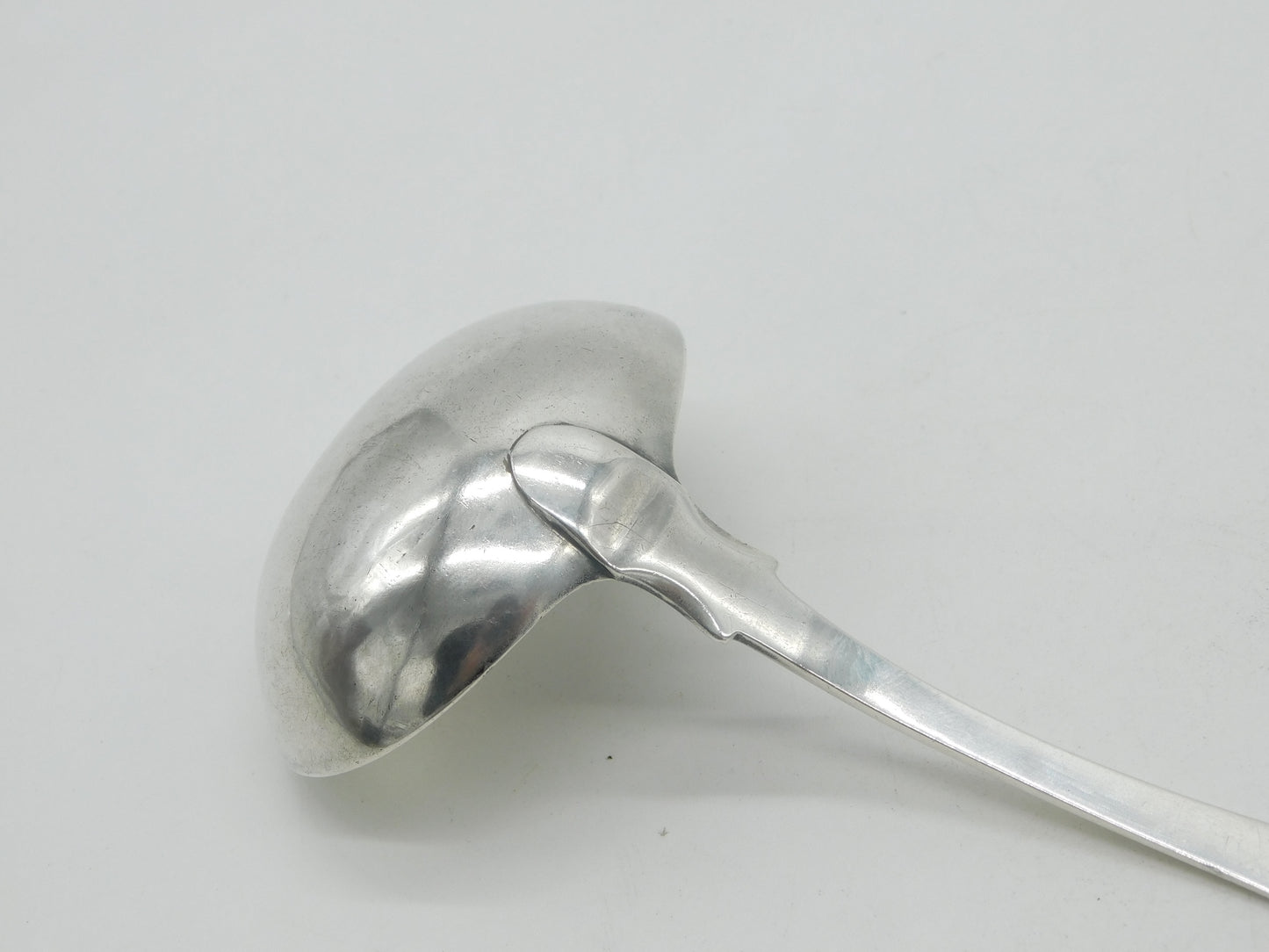 Newcastle Assay George III Sterling Silver 'MC' Ladle Spoon 1819 Antique