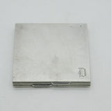 Indian Colonial Calcutta Victorian Sterling Silver Cigarette Case c1880 Antique