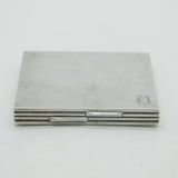 Indian Colonial Calcutta Victorian Sterling Silver Cigarette Case c1880 Antique