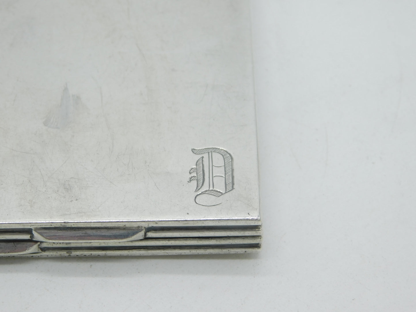 Indian Colonial Calcutta Victorian Sterling Silver Cigarette Case c1880 Antique