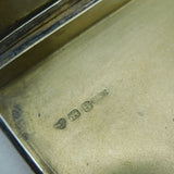 Indian Colonial Calcutta Victorian Sterling Silver Cigarette Case c1880 Antique