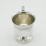 George III Sterling Silver Pedestal Christening Mug Antique 1812 London