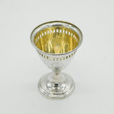 Irish George III Sterling Silver Crested Egg Cup Antique c1800 Dublin