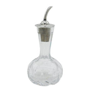 Sterling Silver & Moulded Glass Bitters Pourer Vintage 1977 Sheffield