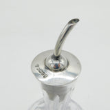 Sterling Silver & Moulded Glass Bitters Pourer Vintage 1977 Sheffield