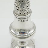 George III Sterling Silver Muffineer Sugar Caster Antique 1796 London
