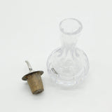 Sterling Silver & Moulded Glass Bitters Pourer Vintage 1977 Sheffield