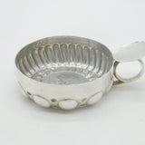 French Victorian .950 Silver 5 Franc Coin Set Wine Taster Antique c1876