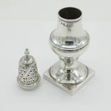 George III Sterling Silver Muffineer Sugar Caster Antique 1796 London