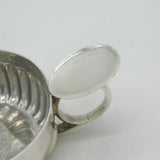 French Victorian .950 Silver 5 Franc Coin Set Wine Taster Antique c1876