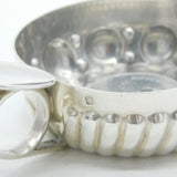 French Victorian .950 Silver 5 Franc Coin Set Wine Taster Antique c1876