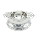 Sterling Silver Tea Strainer on Bowl Vintage 1962 Birmingham