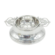 Sterling Silver Tea Strainer on Bowl Vintage 1962 Birmingham