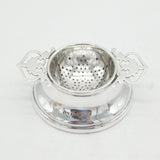 Sterling Silver Tea Strainer on Bowl Vintage 1962 Birmingham