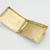 20th Century Sterling Silver Indian Region Map Cigarette Case Antique c1920