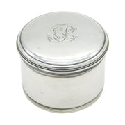 George III Sterling Silver Circular Patch Box Antique 1766 London