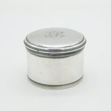 George III Sterling Silver Circular Patch Box Antique 1766 London