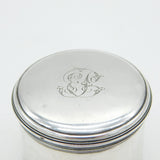 George III Sterling Silver Circular Patch Box Antique 1766 London