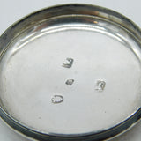 George III Sterling Silver Circular Patch Box Antique 1766 London