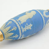 18th Century Wedgwood Gold-Mounted Blue Jasper Double-Ended Scent Bottle Antique c1780