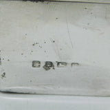 Sterling Silver Large Engine Turned Octagonal Jewellery Box Antique 1915 Deco