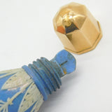 18th Century Wedgwood Gold-Mounted Blue Jasper Double-Ended Scent Bottle Antique c1780